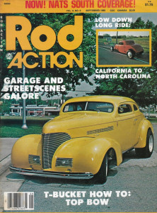 ROD ACTION 1980 SEPT - T-BUCKET HOW TO: TOP BOW, '34 FORD PHAETON, '34 PONTIAC